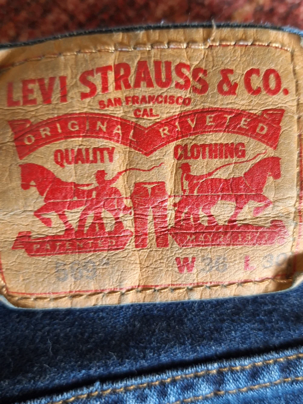 Levi's 569 Men's Loose Straight Fit Jeans